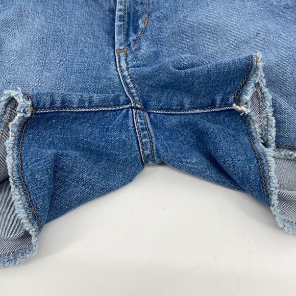 James Jeans Shorty High Rise Denim Cut Off Jean Shorts Raw Hem 3" Size 26 - Picture 8 of 14